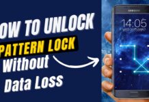 How to Unlock your Android Pattern Lock without data loss