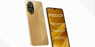 Poco C71 Official in India