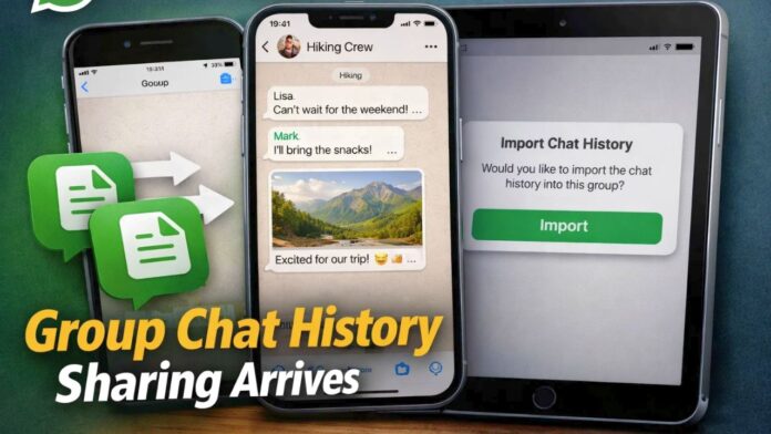 WhatsApp Group Chat History Sharing Now Rolling Out iOS Update