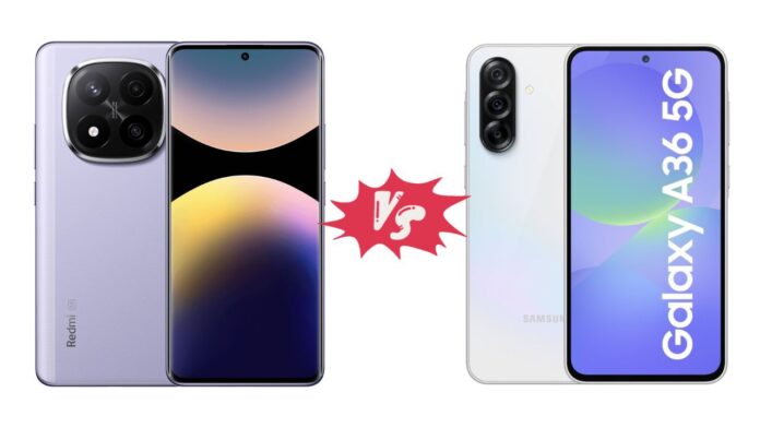 Redmi Note 14 Pro+ vs Samsung Galaxy A36 5G