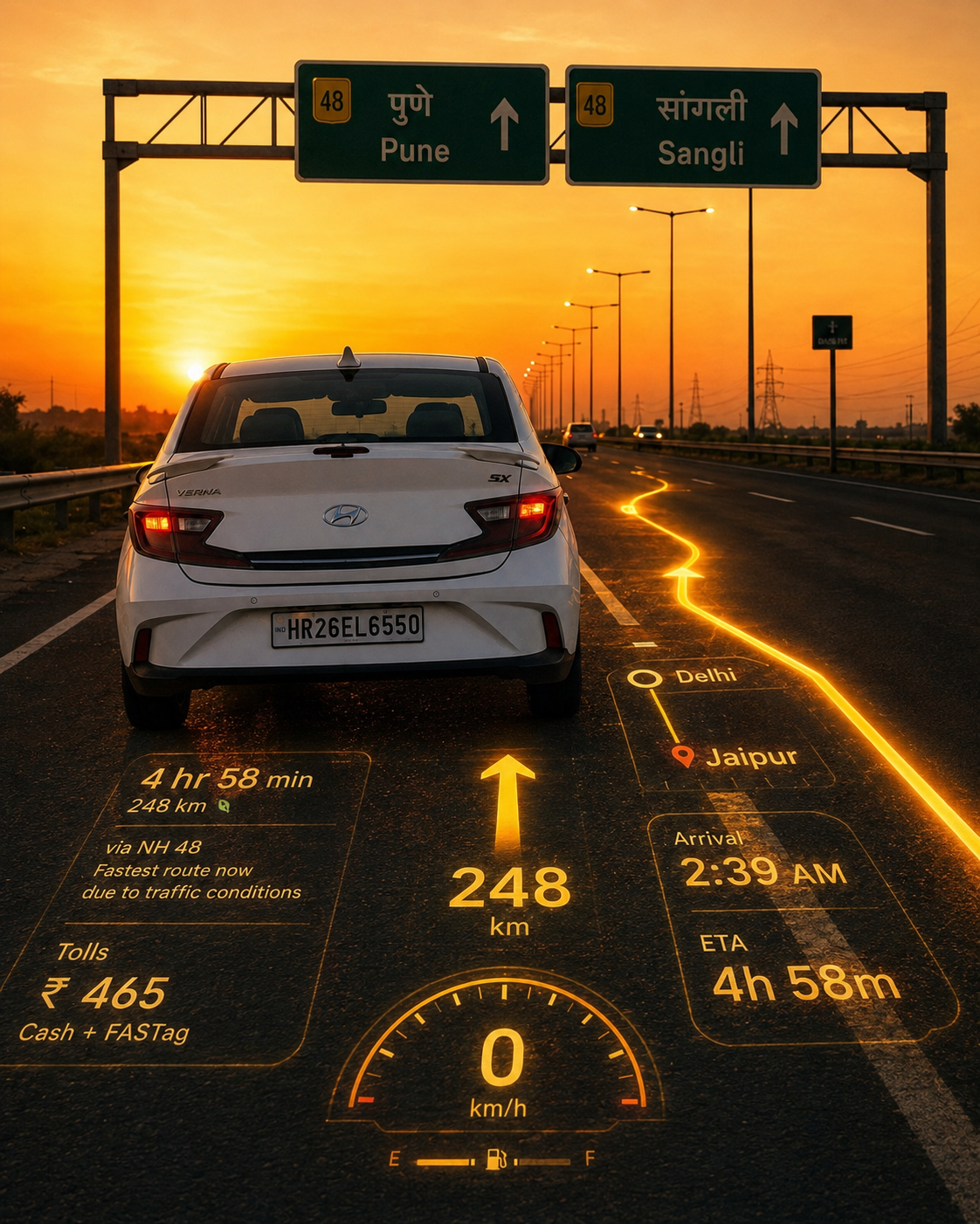 Highway Travel AI Prompt