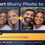 convert blurry photo to 4K
