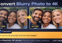 convert blurry photo to 4K