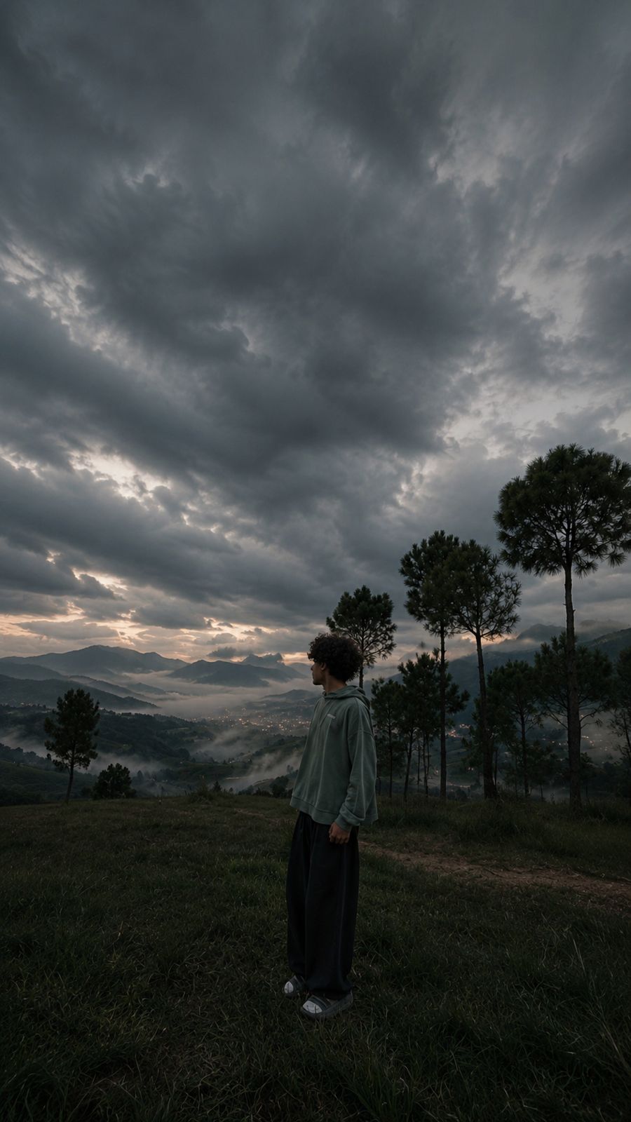 Moody Hilltop Prompt