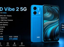 HMD Vibe 2 5G smartphone