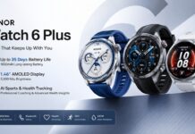 Honor Watch 6 Plus Launched in China with 35 Days Battery Life Honor Watch 6 Plus smartwatch