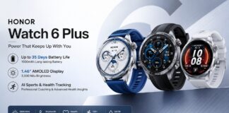Honor Watch 6 Plus smartwatch