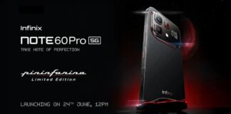 Infinix Note 60 Pro Pininfarina Edition design