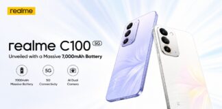 Realme C100 5G smartphone