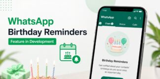 WhatsApp birthday reminders