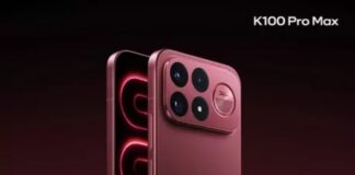 Redmi K100 Pro Max Cabernet Red official showcase
